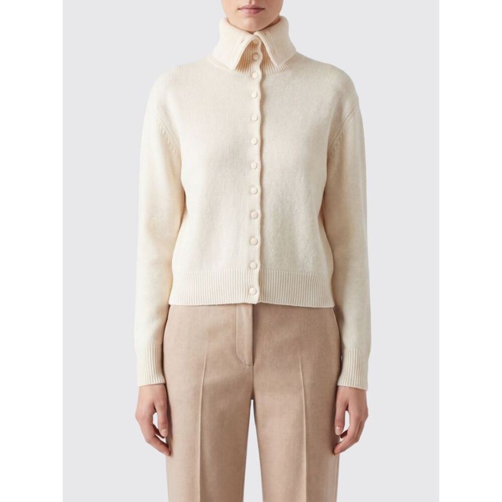Lisa Yang Women Lisa Yang Relaxed Fit Pure Cashmere High Neck Cardigan